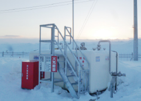 2013年11月設置 北海道名寄市 非常用発電用（A重油：8kl-R型）